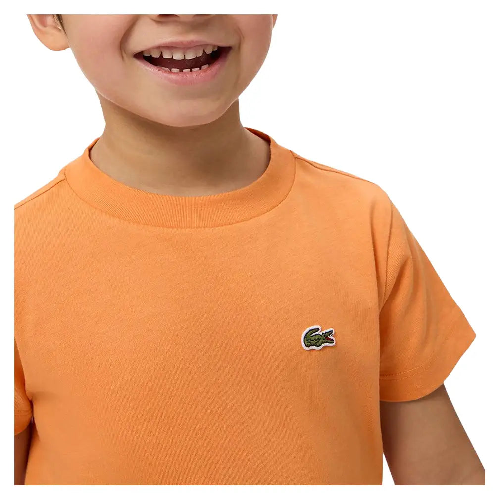 Boys' Core Tennis Top-Apparel-Lacoste-947025-NA7-6-Tennis Express
