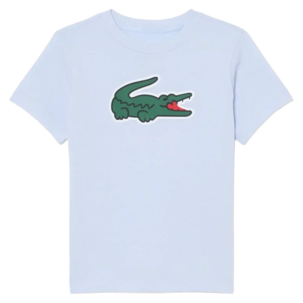 Boys' Ultra Dry Sport Tennis Tee,Apparel,Lacoste,PF7 Phoenix Blue,10A,Tennis Express,947234_PF7