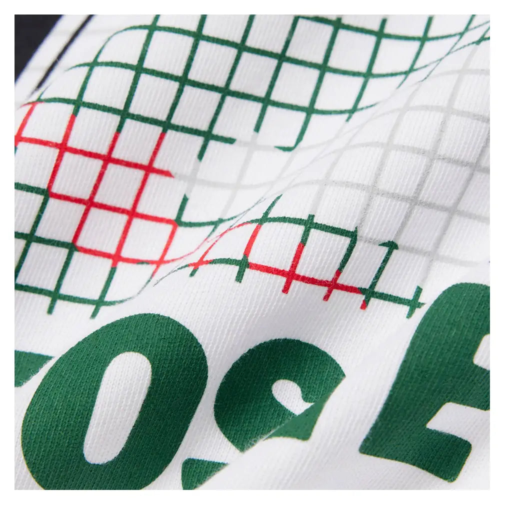 Boys' Medvedev Tennis Racquet Tee White-Apparel-Lacoste-947650-W8L-6-Tennis Express