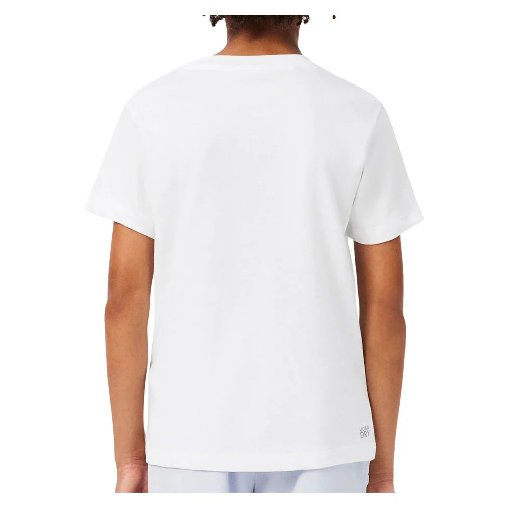 Boys' Ultra Dry Classic Sport Tennis Tee,Apparel,Lacoste,,,Tennis Express,947868-F26-W8L-2
