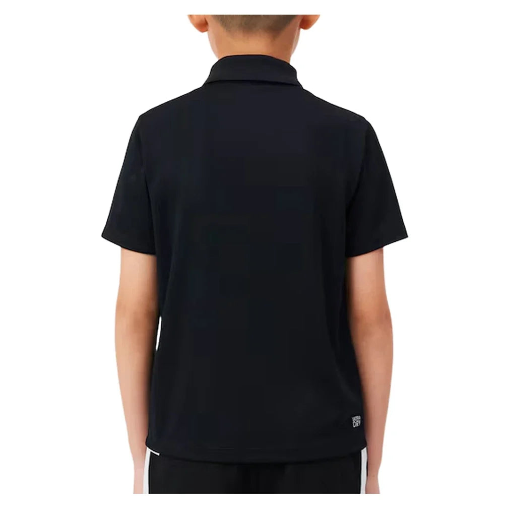 Boys' Ultra Dry Sport Silicon Croc Tennis Polo,Apparel,Lacoste,,,Tennis Express,947874-F26-Black1