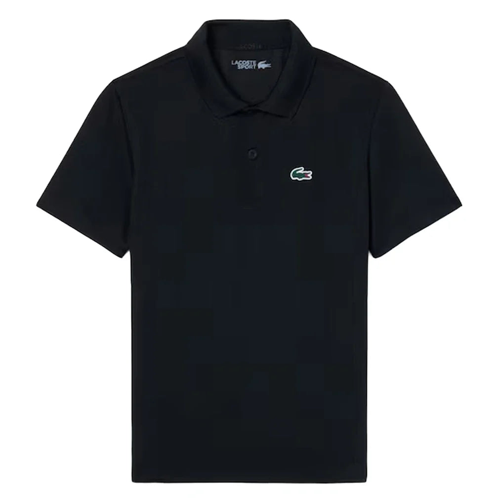 Boys' Ultra Dry Sport Silicon Croc Tennis Polo,Apparel,Lacoste,,,Tennis Express,947874-F26-Black2