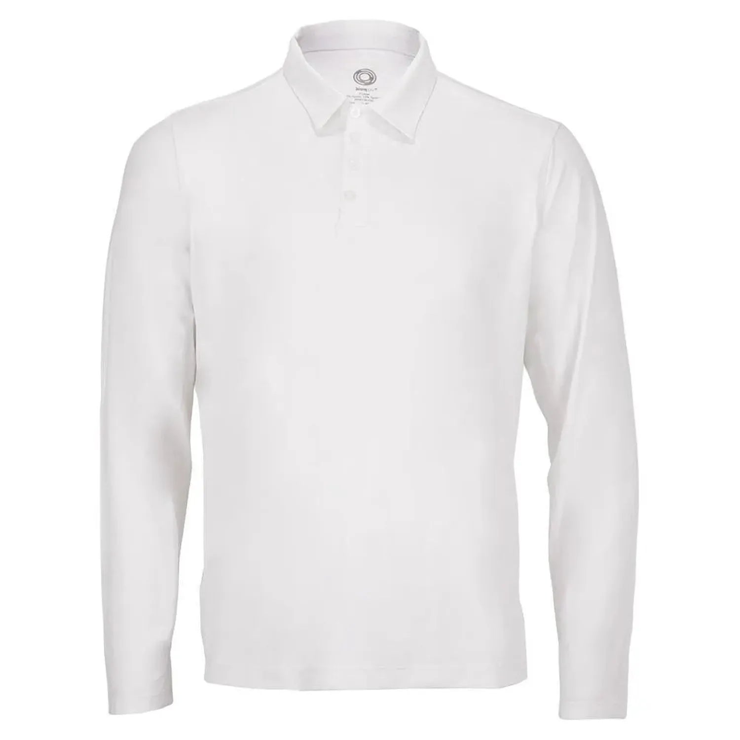Men's Long Sleeve Tennis Polo-Apparel-BloqUV-94943-WHITE-L_88cfaeff-3aa0-438e-add8-74904a3c3db6-Tennis Express