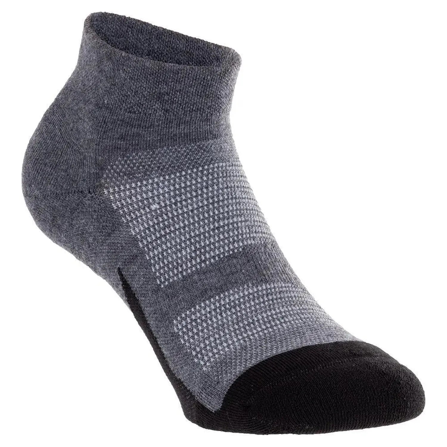 Elite Max Cushion Low Cut Socks-Socks-Feetures-96065-160_GRAY-L-Tennis Express