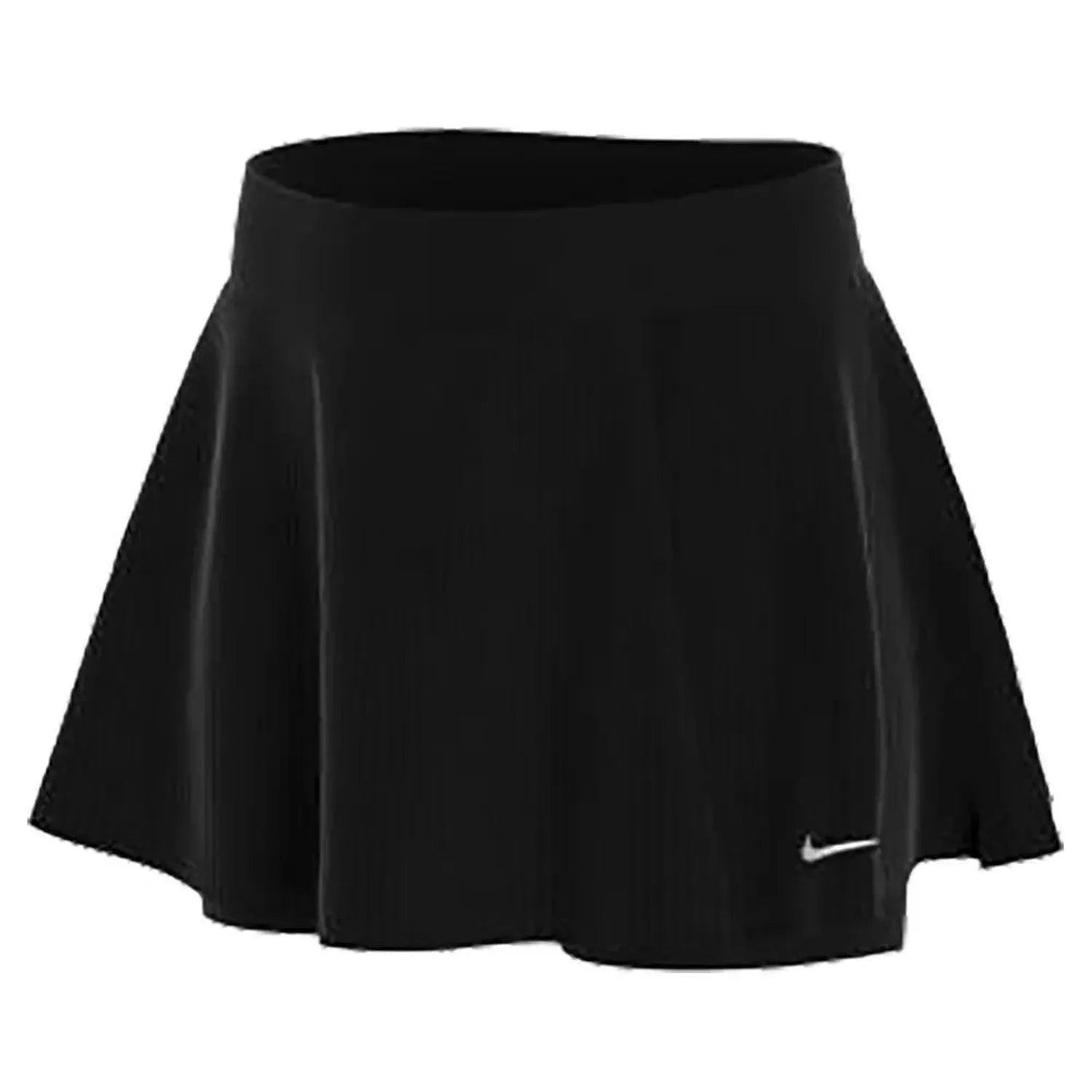 Girls' Court Dri-FIT Victory Flouncy Tennis Skort-Apparel-Nike-96144-010_BLACKWT-L-Tennis Express