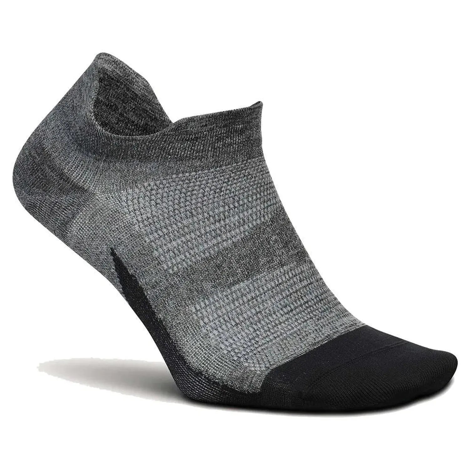 Elite Ultra Light No Show Tab Socks-Socks-Feetures-98199-160_GRAY-L-Tennis Express