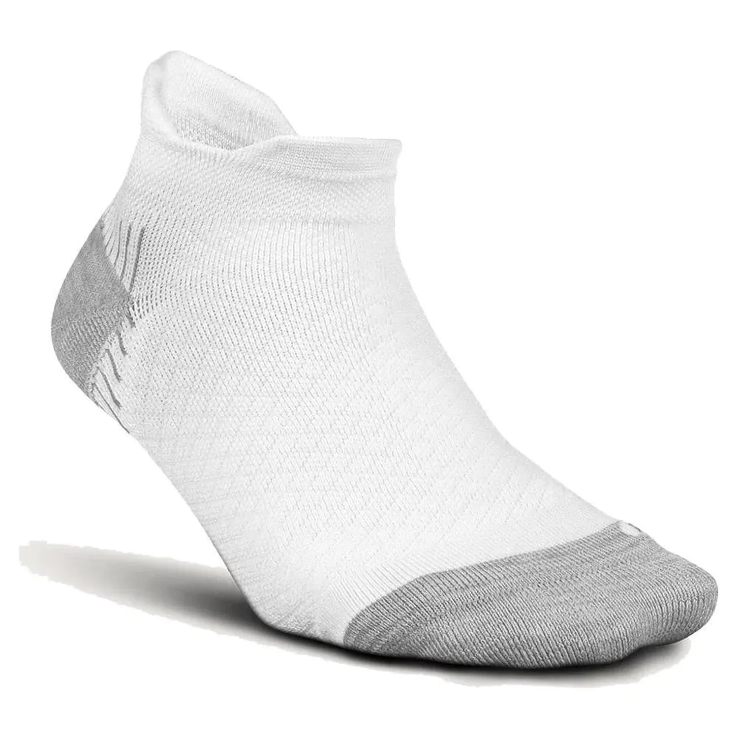 Plantar Fasciitis Relief Light Cushion No Show Tab Socks-Socks-Feetures-98207-158_WHITE-L-Tennis Express