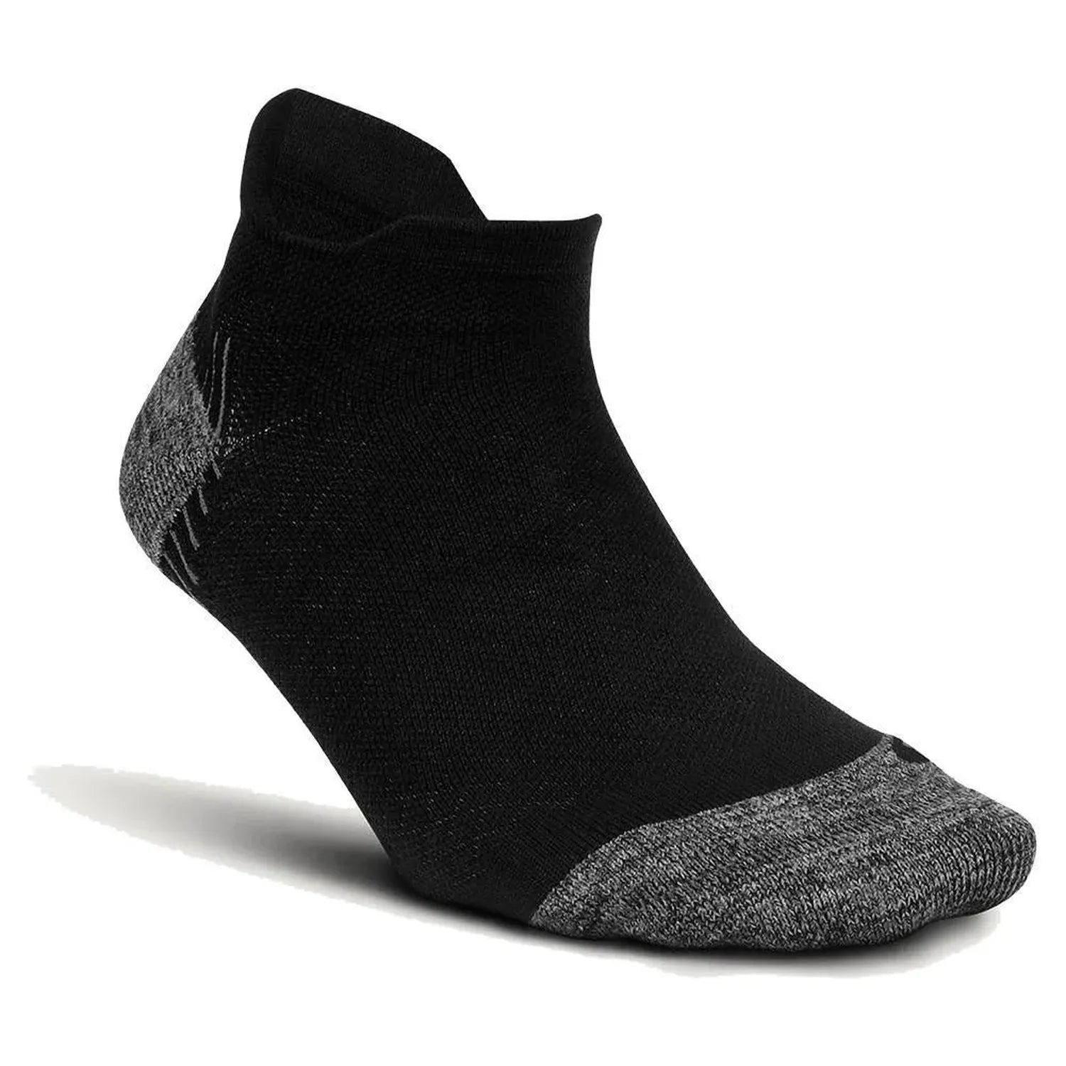 Plantar Fasciitis Relief Light Cushion No Show Tab Socks-Socks-Feetures-98207-159_BLACK-L-Tennis Express