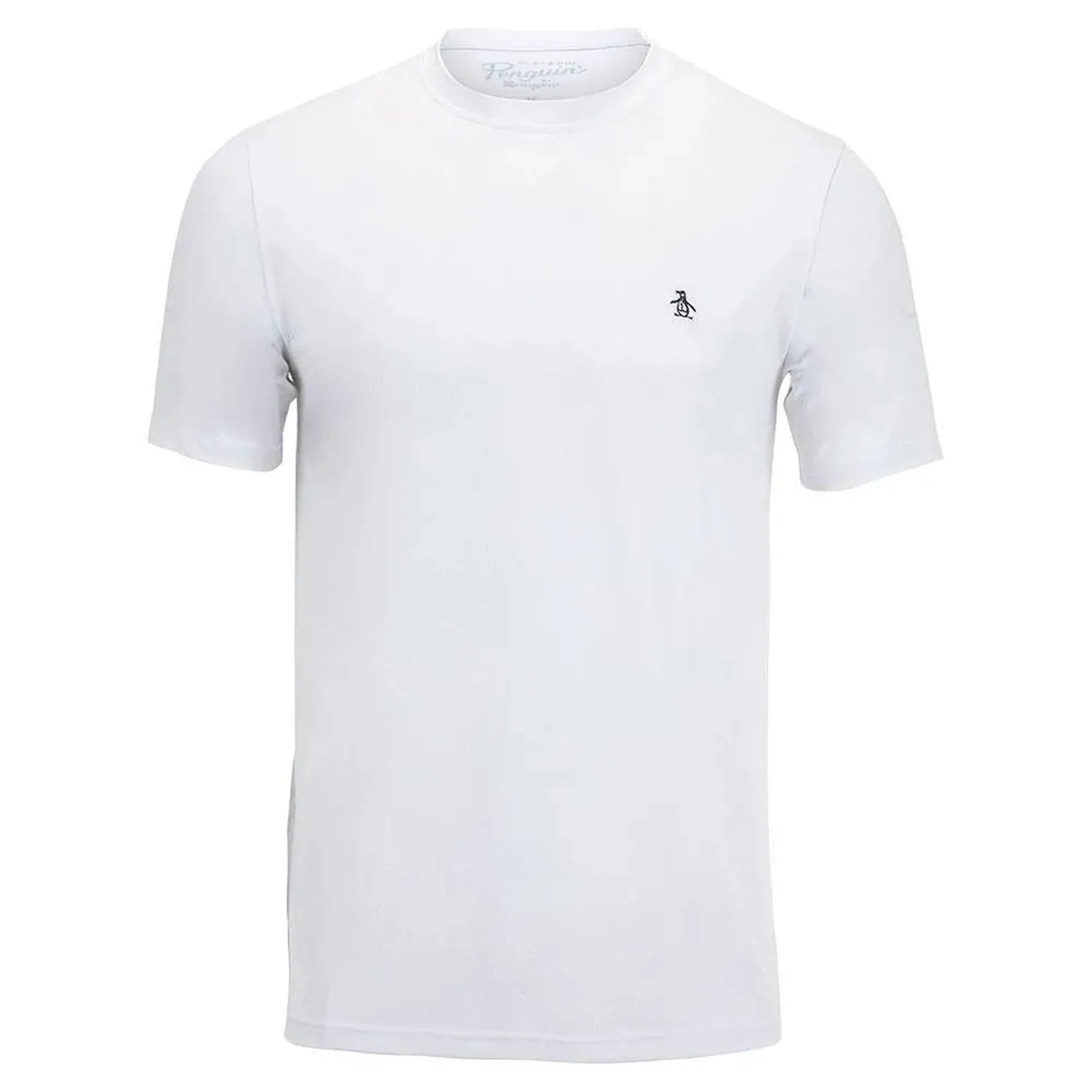 Men's Short Sleeve Tennis Tennis Crew-Apparel-Penguin-98242-118_BT_WHITE-L-Tennis Express