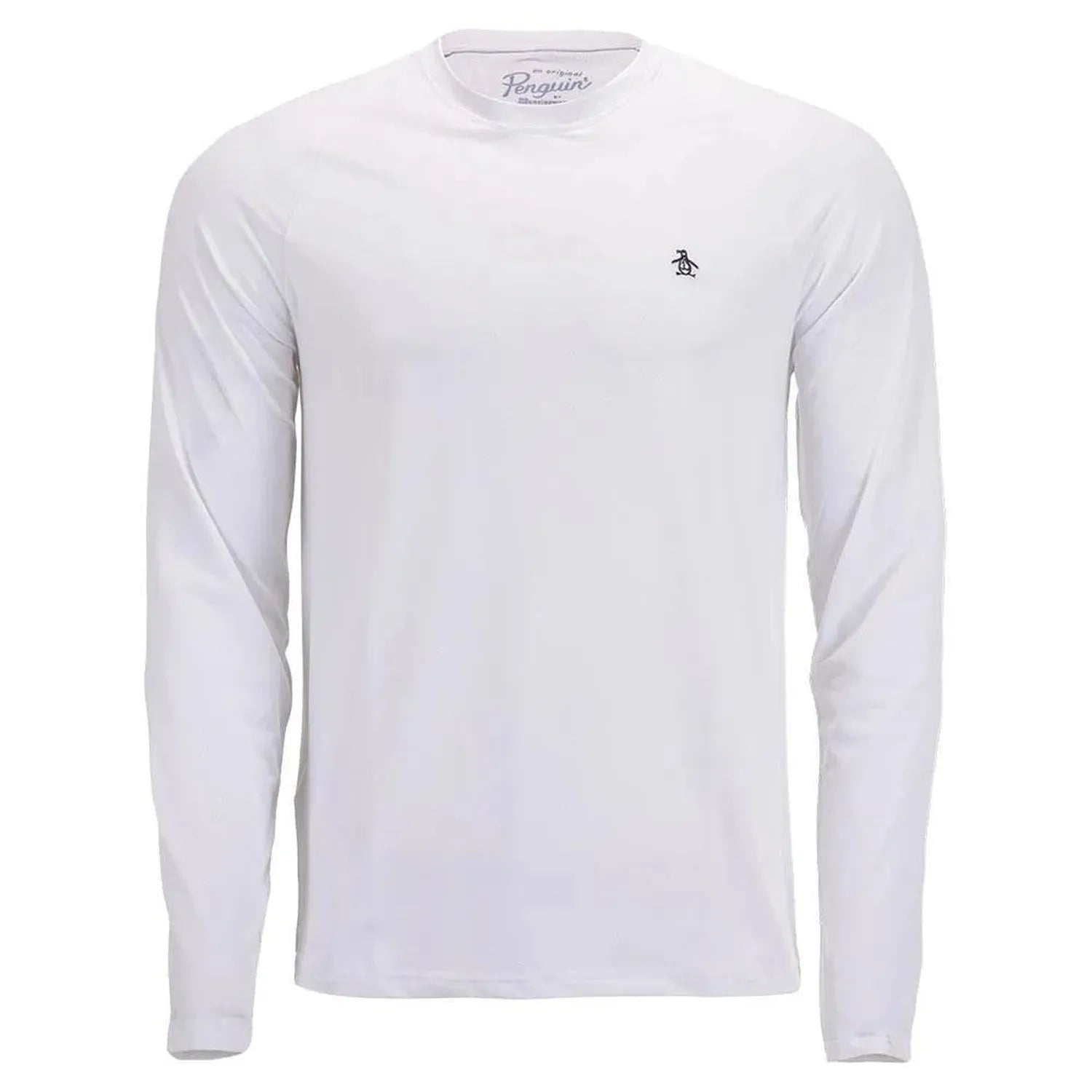 Men's Raglan Long Sleeve Tennis Pull Over-Apparel-Penguin-98244-118_BT_WHITE-L-Tennis Express