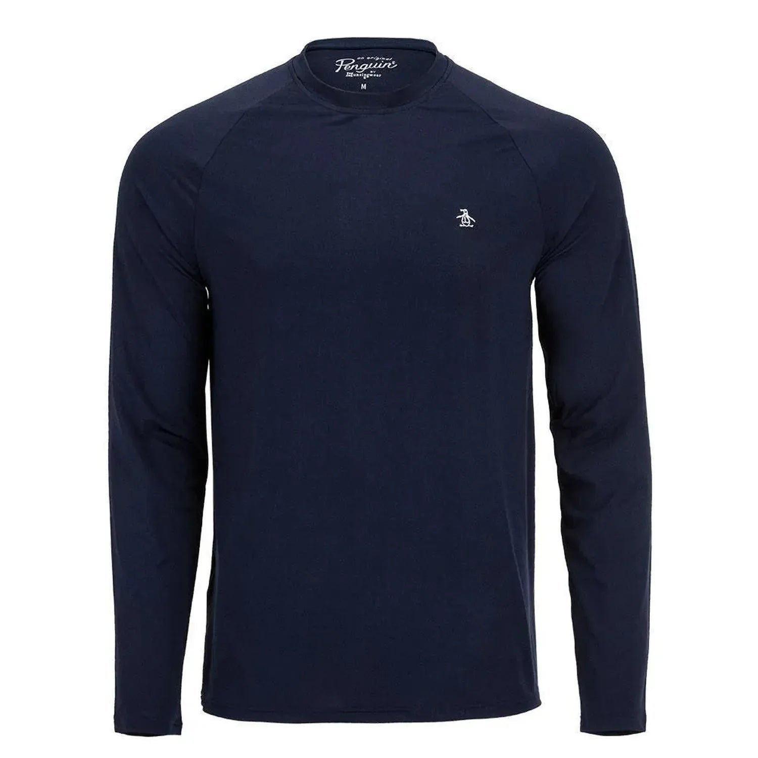 Men's Raglan Long Sleeve Tennis Pull Over-Apparel-Penguin-98244-417_BLACK_IRIS-L-Tennis Express