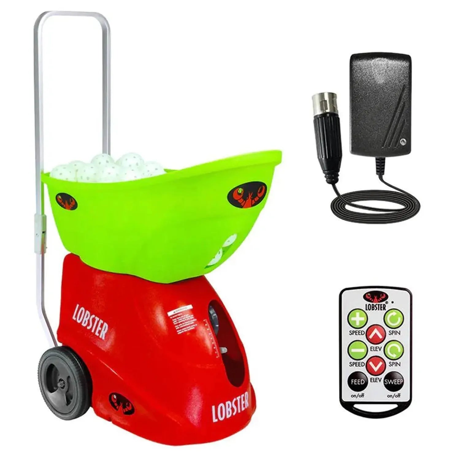 Pickle Two with 10-Function Remote Control Pickleball Machine-Court Equipment-Lobster-98342-DEFAULT-L-Tennis Express