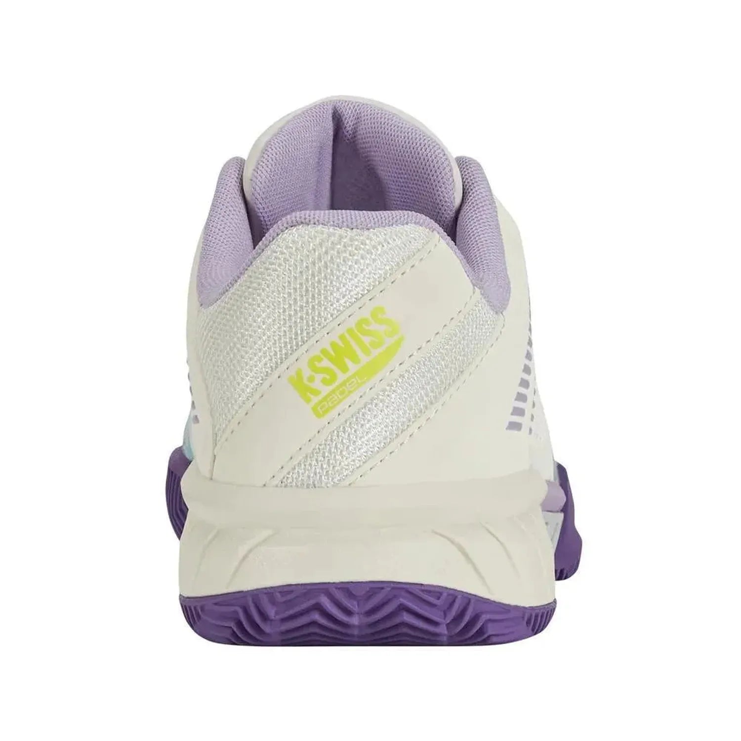 Women's Express Light 3 Padel Shoes Snow White and Purple Heat-Footwear-K-Swiss-98900-182-5-Tennis Express