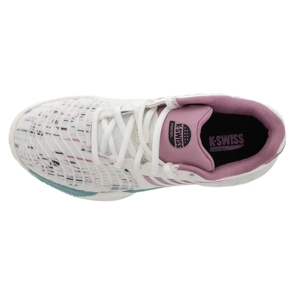 Women's Express Light 3 Padel Shoes Snow White and Lilas-Footwear-K-Swiss-98900-966S2505copy-Tennis Express