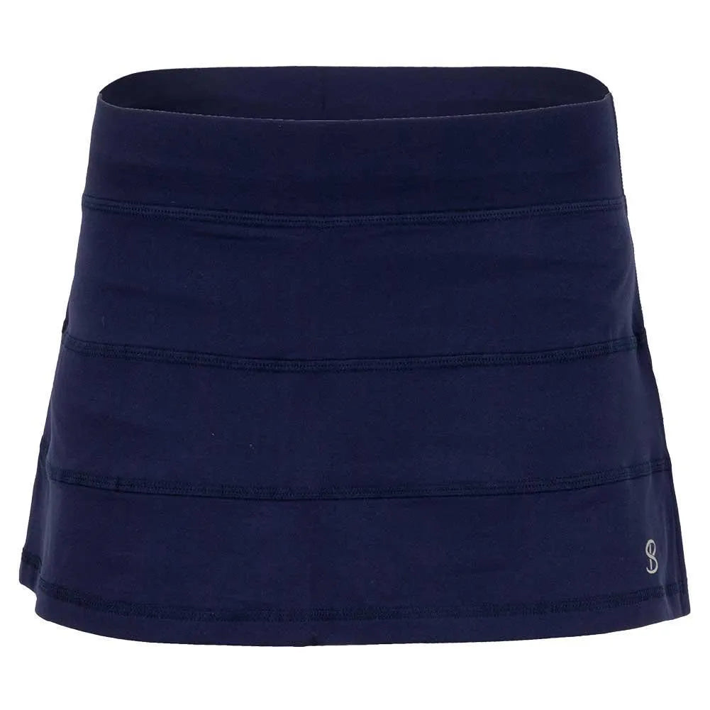 Women's UV Colors 13 Inch Tennis Skort Navy-Apparel-Sofibella-99734-DEFAULT-L-Tennis Express