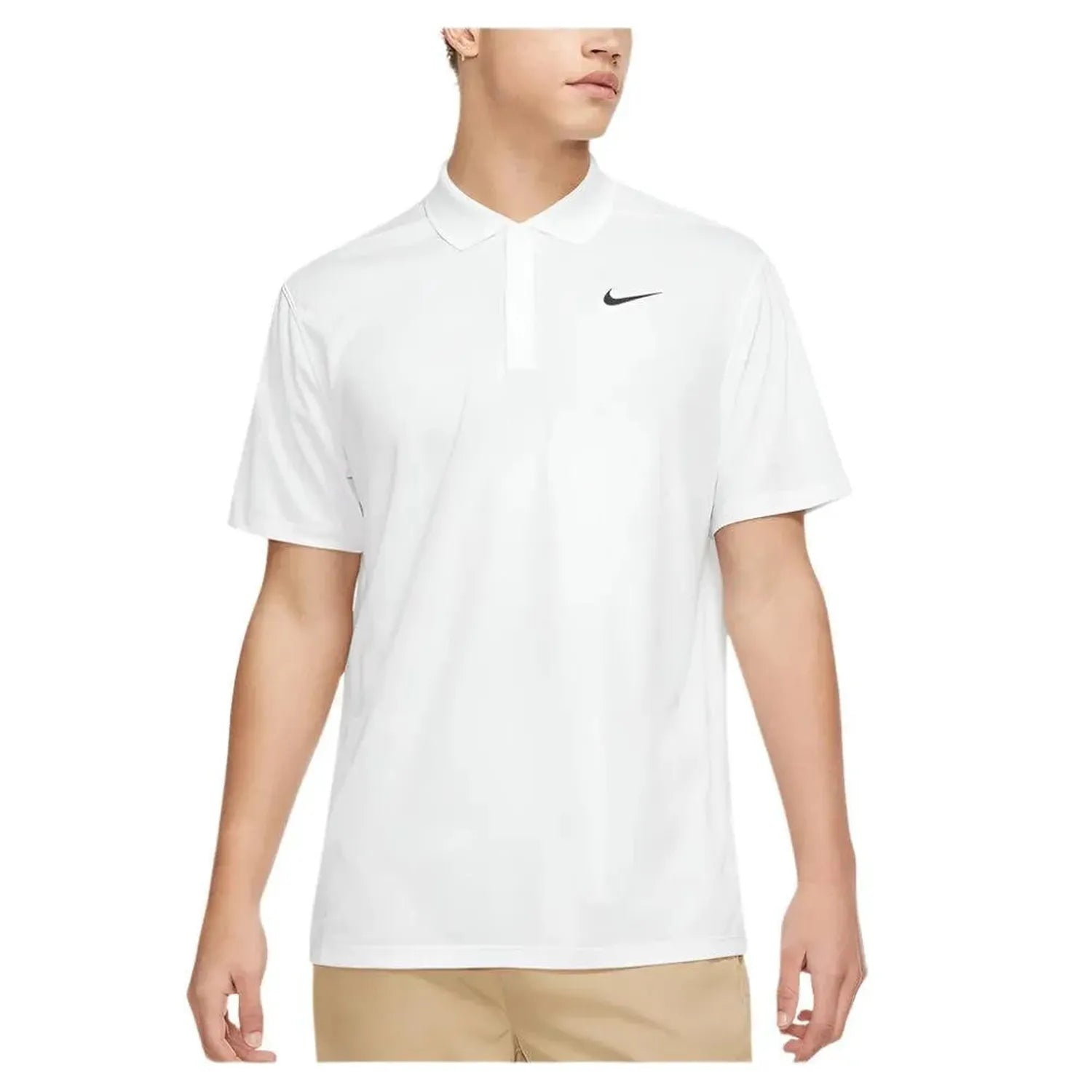 Men's Court Dri-FIT Pique Tennis Polo-Apparel-Nike-99953-100_WHITEBK-L-Tennis Express