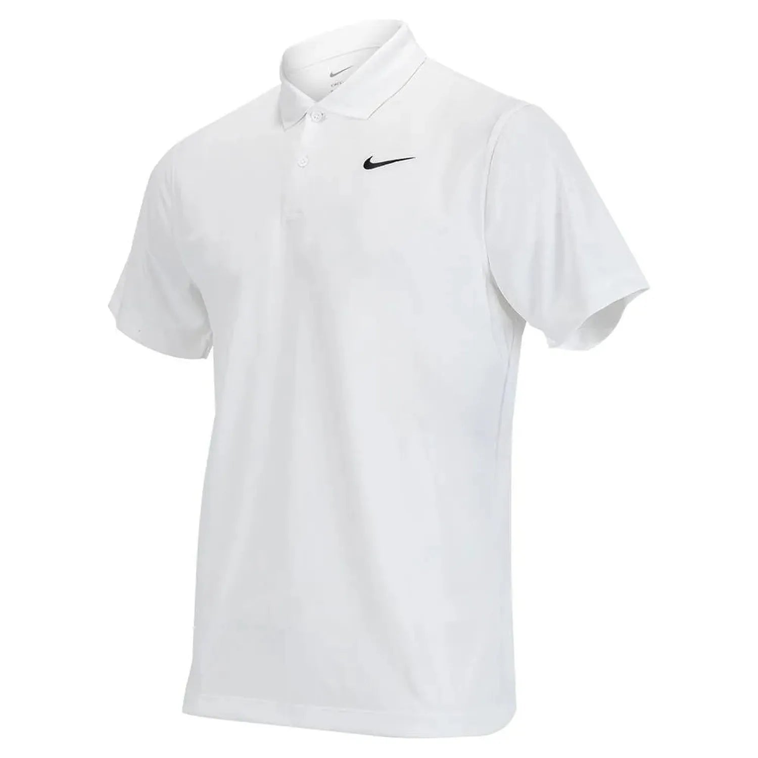 Men's Court Dri-FIT Solid Tennis Polo-Apparel-Nike-99984-100_WHITEBK-L-Tennis Express