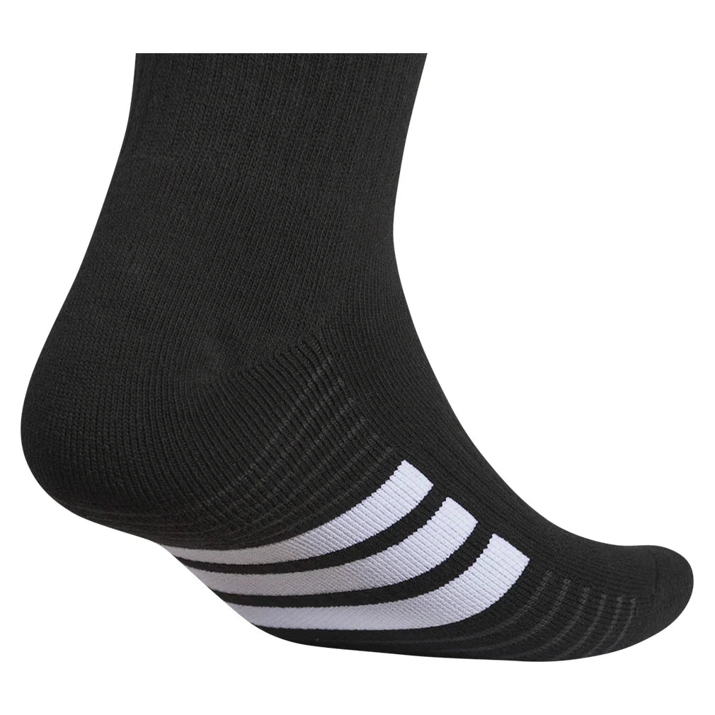 Men's Cushioned 4.0 Crew Socks 3 Pack Black and White,Socks,Adidas,,,Tennis Express,A5162403-1