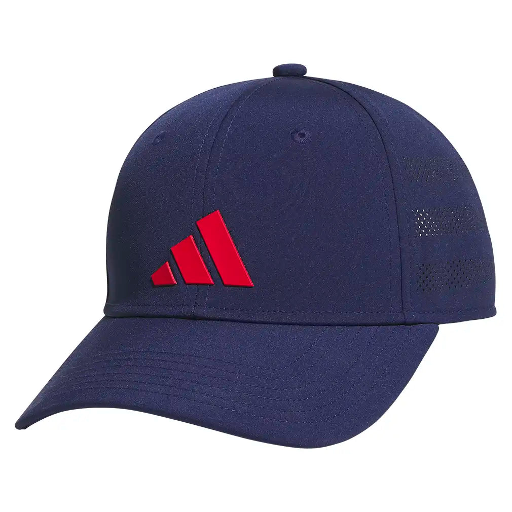 Juniors' Gameday 2 Snapback Dark Blue and Pure Ruby Red,Apparel,Adidas,Dark Blue/Pure Ruby Red,One Size,Tennis Express,A5162551-1