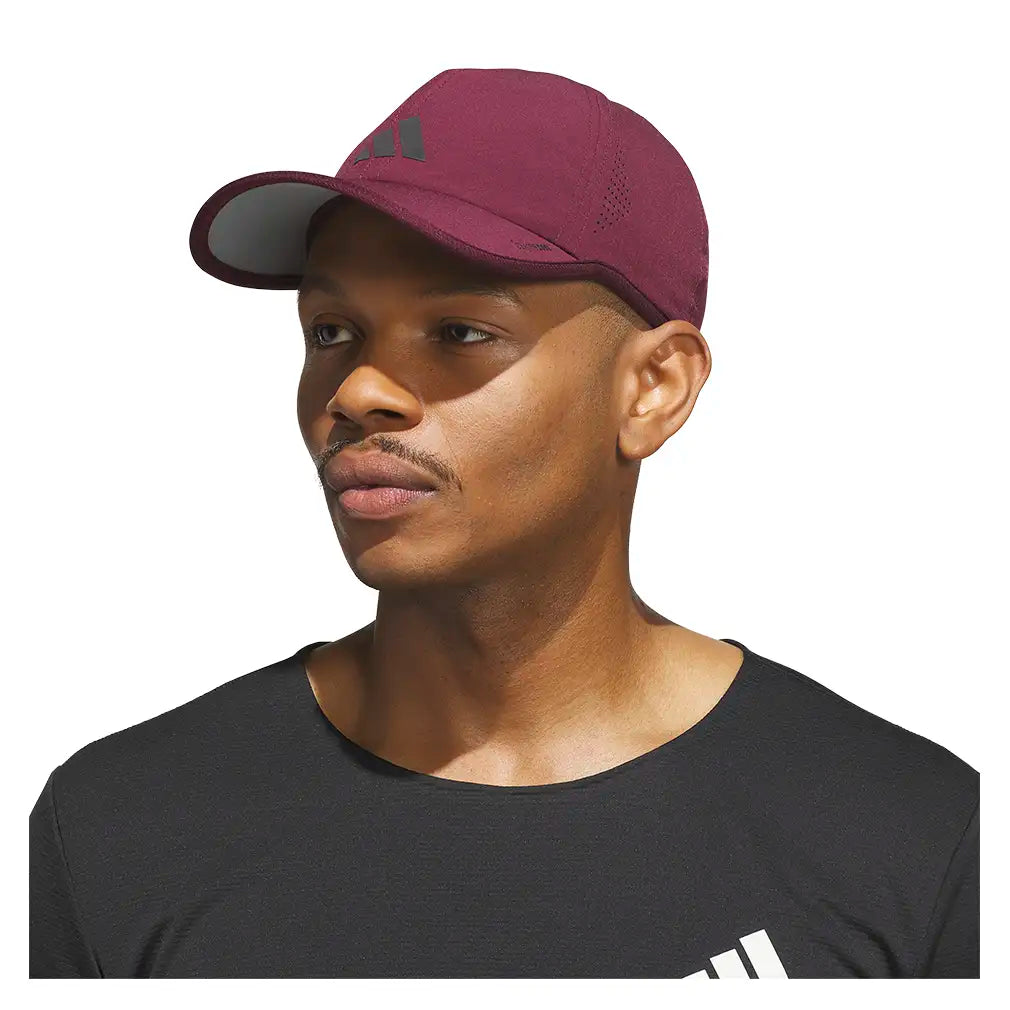 Men's Superlite 3 Hat Maroon and Black,Apparel,Adidas,,,Tennis Express,A5162559-3