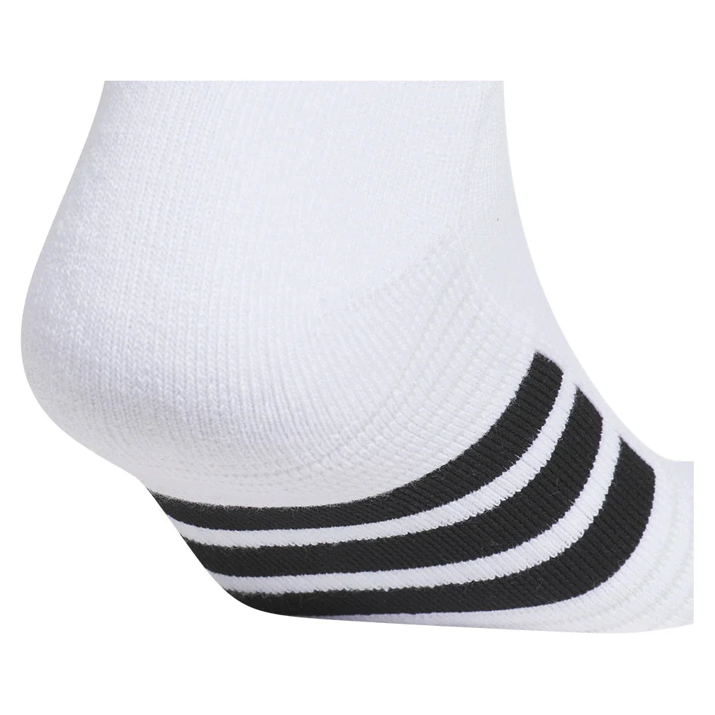 Men's Cushioned 4.0 Low Cut Socks 3 Pack White and Black,Socks,Adidas,,,Tennis Express,A5163009-1