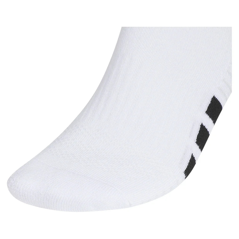 Men's Cushioned 4.0 Low Cut Socks 3 Pack White and Black,Socks,Adidas,,,Tennis Express,A5163009-2