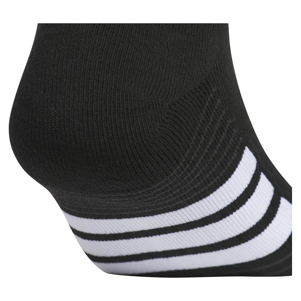 Men's Cushioned 4.0 No Show Socks 3 Pack Black and White,Socks,Adidas,,,Tennis Express,A5163015-3