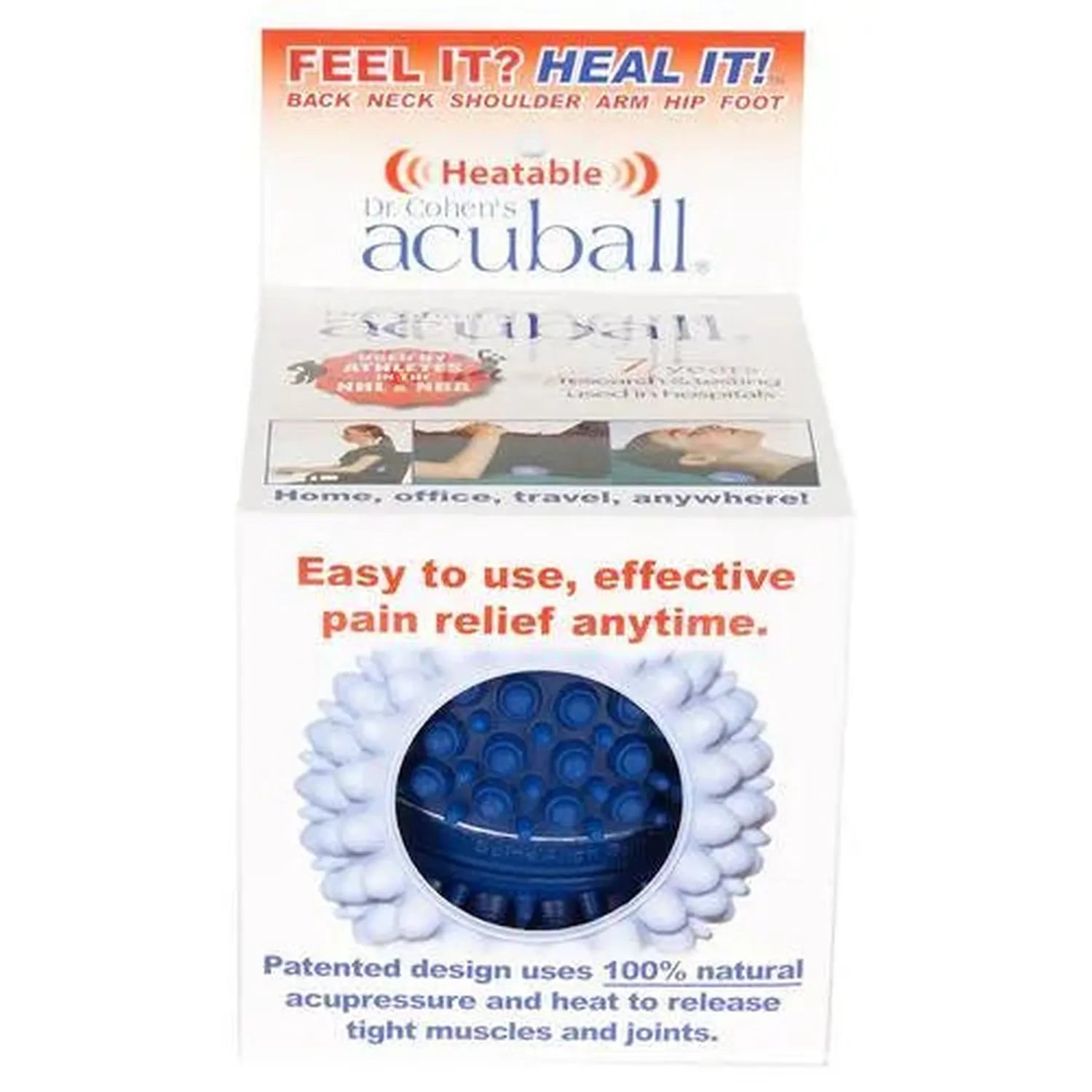 Dr. Cohen's Heatable AcuBall Massage Therapy by Pro-Tec-Sports Medicine-Pro-Tec-ACUBALL-1-Tennis Express