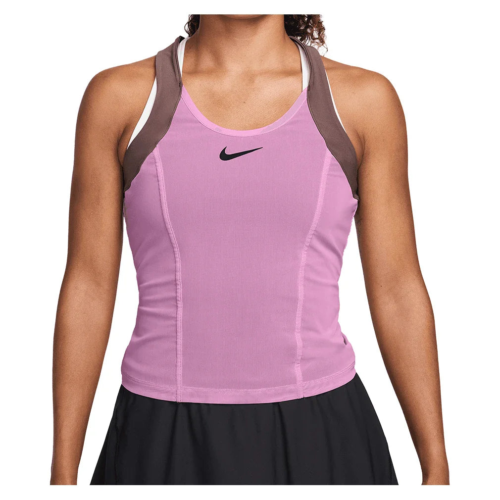 Women's Paris Court Slam Tennis Tank,Apparel,Nike,503 Lt Magenta/Tattoo,XS,Tennis Express,AII2602-503