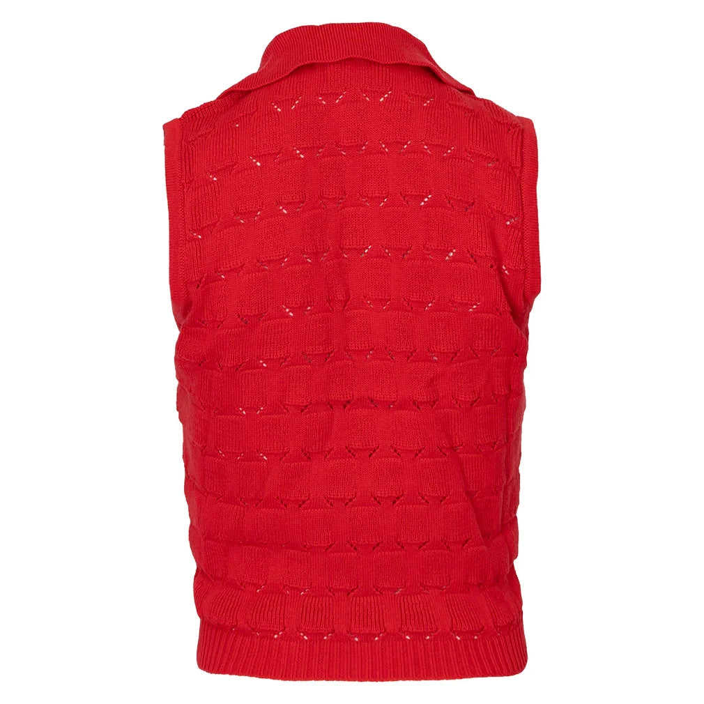 Women's Anna Sweater Tennis Top Red,Apparel,Bubble,,,Tennis Express,ANNS-R1-2