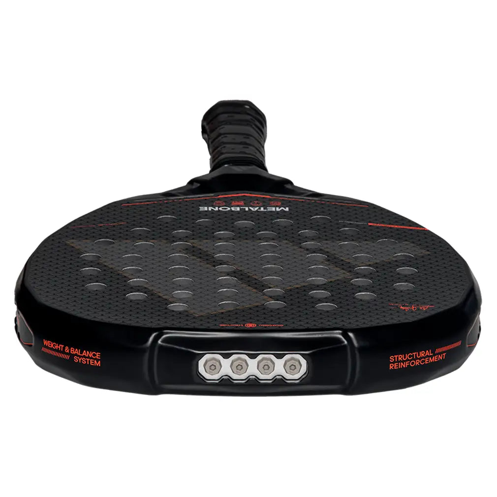 Metalbone 2026 HRD+ Padel Paddle Black and Red,Padel Racquets,Adidas,,,Tennis Express,AR1AA8U22-4