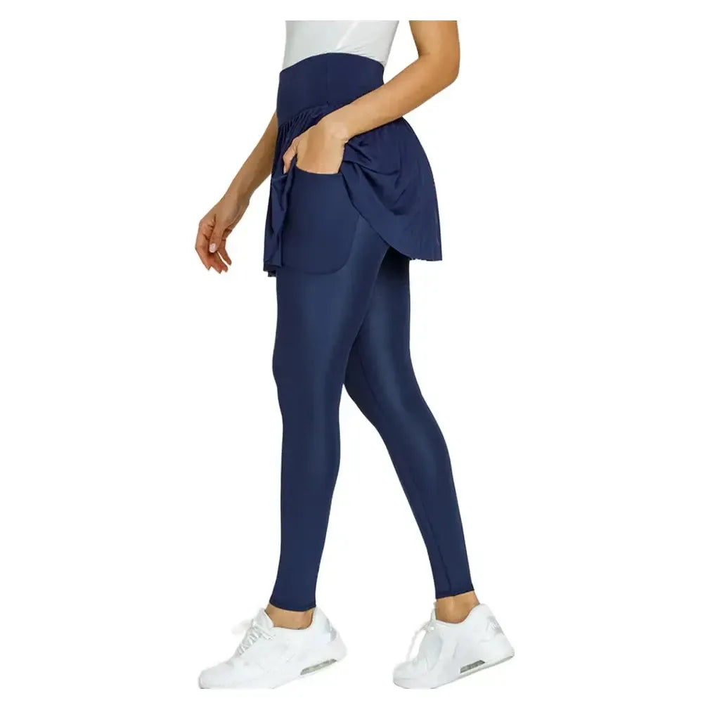 Women's Allegro Hi-Rise Tennis Skegging Navy Blue-Apparel-Tail-AX6267-5348U25-2-Tennis Express