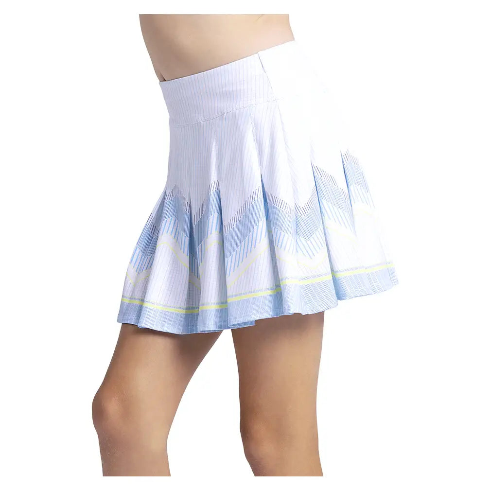 Girls' Lane Skipper Tennis Skort with Back Pocket White,Apparel,Lucky In Love,,,Tennis Express,B176-41G110-5