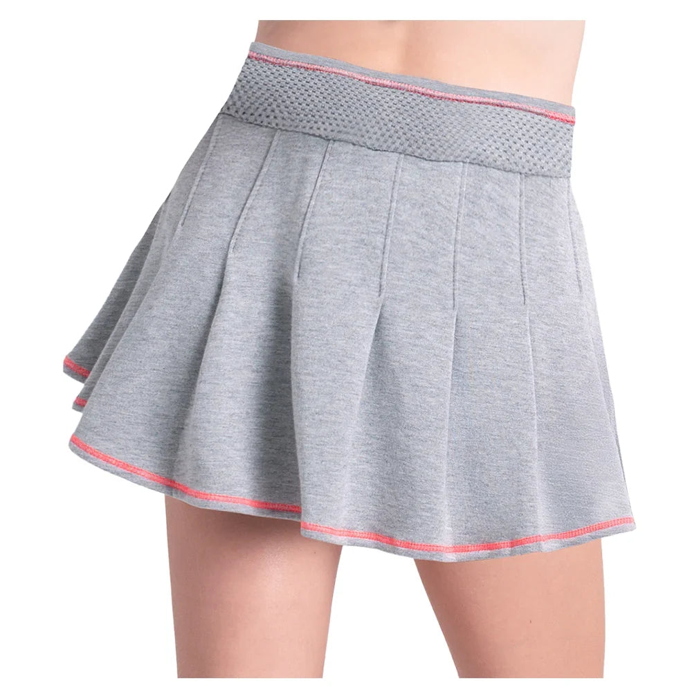 Girls' Chill Day Tennis Skort Heather Grey-Apparel-Lucky In Love-B178-77E080S26-2-708186Tennis Express