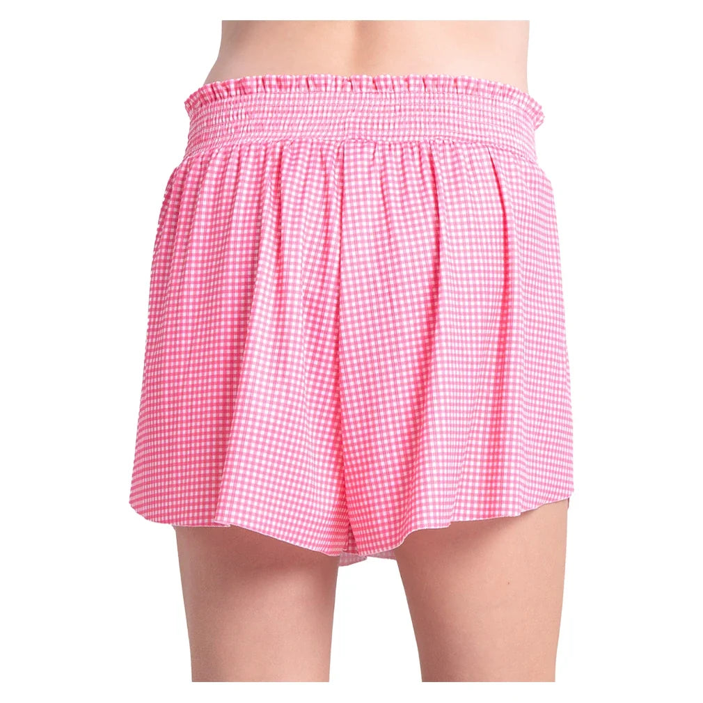 Girls' Checkmate Tennis Short-Apparel-Lucky In Love-B179-44G695-3-Tennis Express
