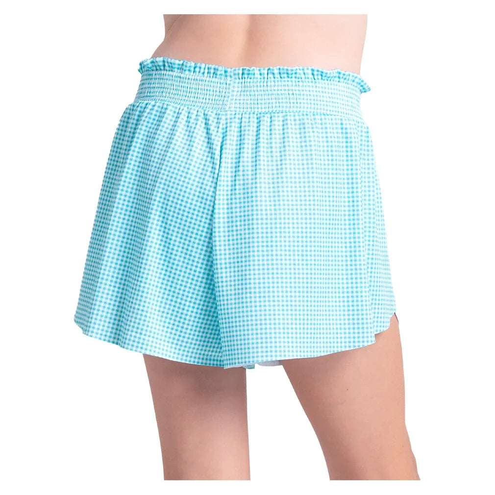 Girls' Checkmate Tennis Short-Apparel-Lucky In Love-B179-45G447-1-Tennis Express