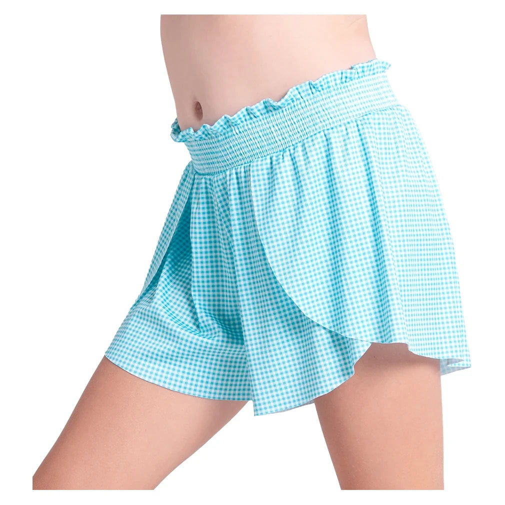 Girls' Checkmate Tennis Short-Apparel-Lucky In Love-B179-45G447-2-Tennis Express