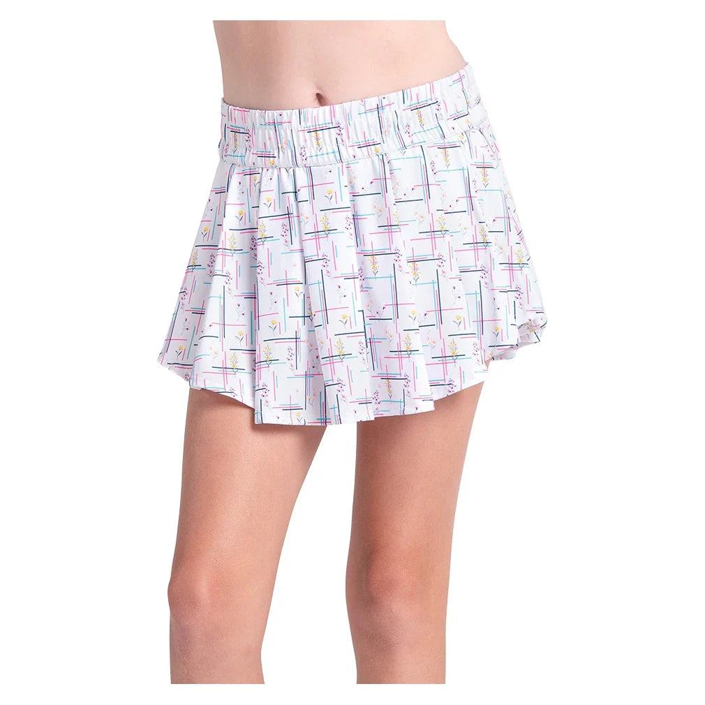 Girls' Printed Tennis Skort,Apparel,Lucky In Love,52G955 Crossfield Dreams,2XS,Tennis Express,B183-52G955