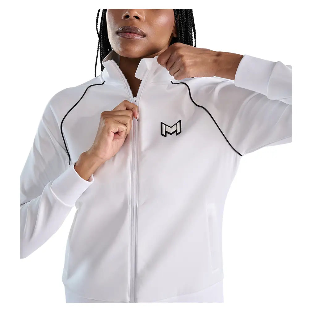 Women's Tennis Track Jacket-Apparel-Mouratoglou-B2BMCWSW1-w-3-Tennis Express