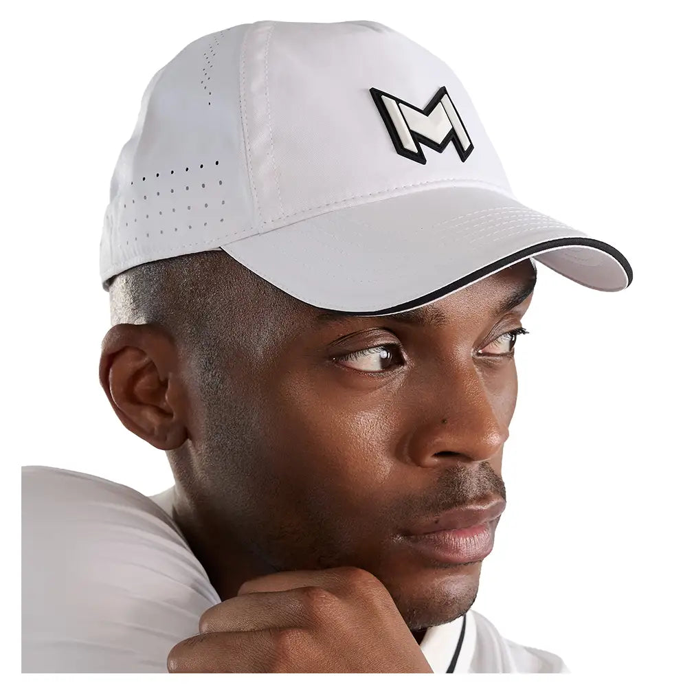Men's Performance Tennis Cap-Apparel-Mouratoglou-B2BMOURCA1-w-3-Tennis Express
