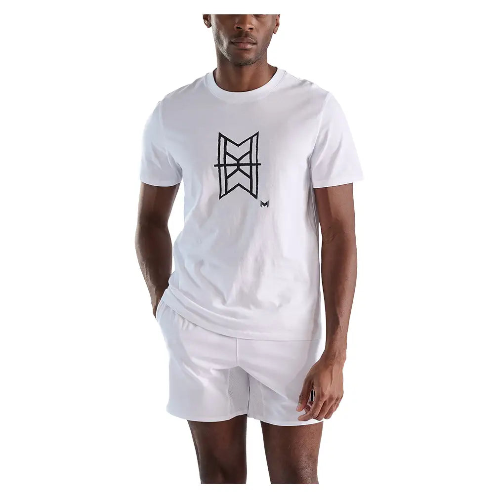 Men's Graphic Tennis T-Shirt-Apparel-Mouratoglou-B2BMOUTS12-w-3-Tennis Express
