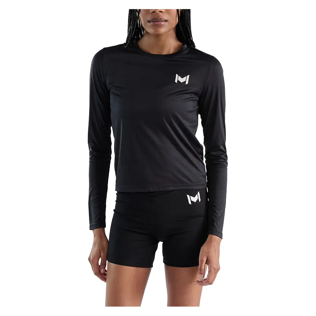 Women's Long-Sleeve Tennis T-Shirt-Apparel-Mouratoglou-B2BMOWTS2-b-3-Tennis Express