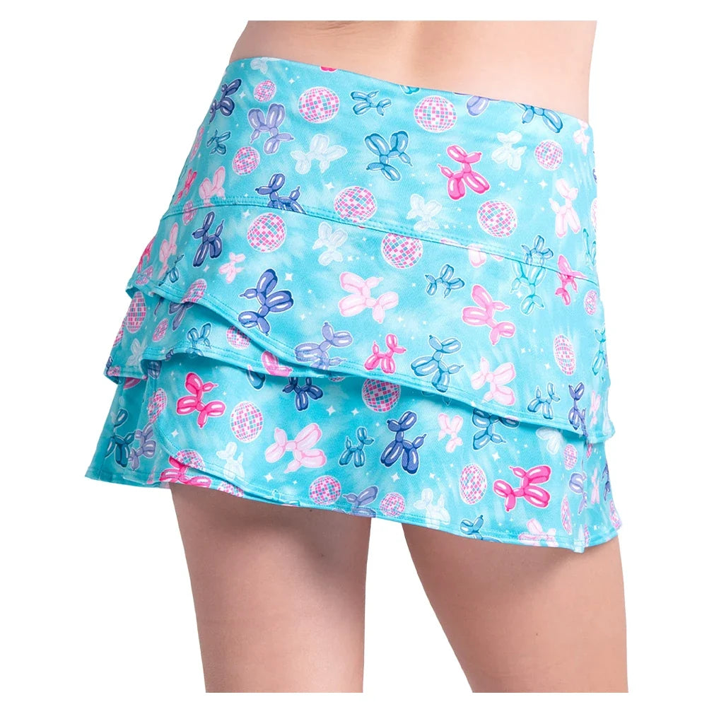 Girls' Printed Tennis Skort-Apparel-Lucky In Love-B70-54G955-1-Tennis Express