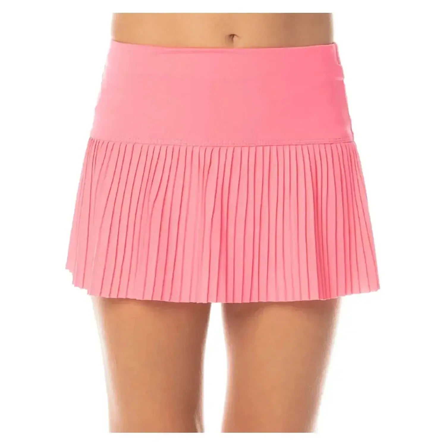 Girls' Pleated Tennis Skort-Apparel-Lucky In Love-B99-B-PP-Tennis Express