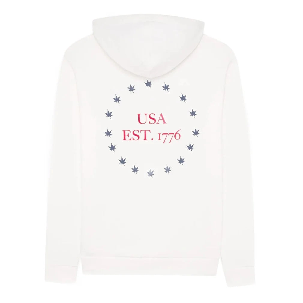 Men's USA Leaf Tennis Hoodie White,Apparel,Boast,,,Tennis Express,BM6HD152-100F26-3