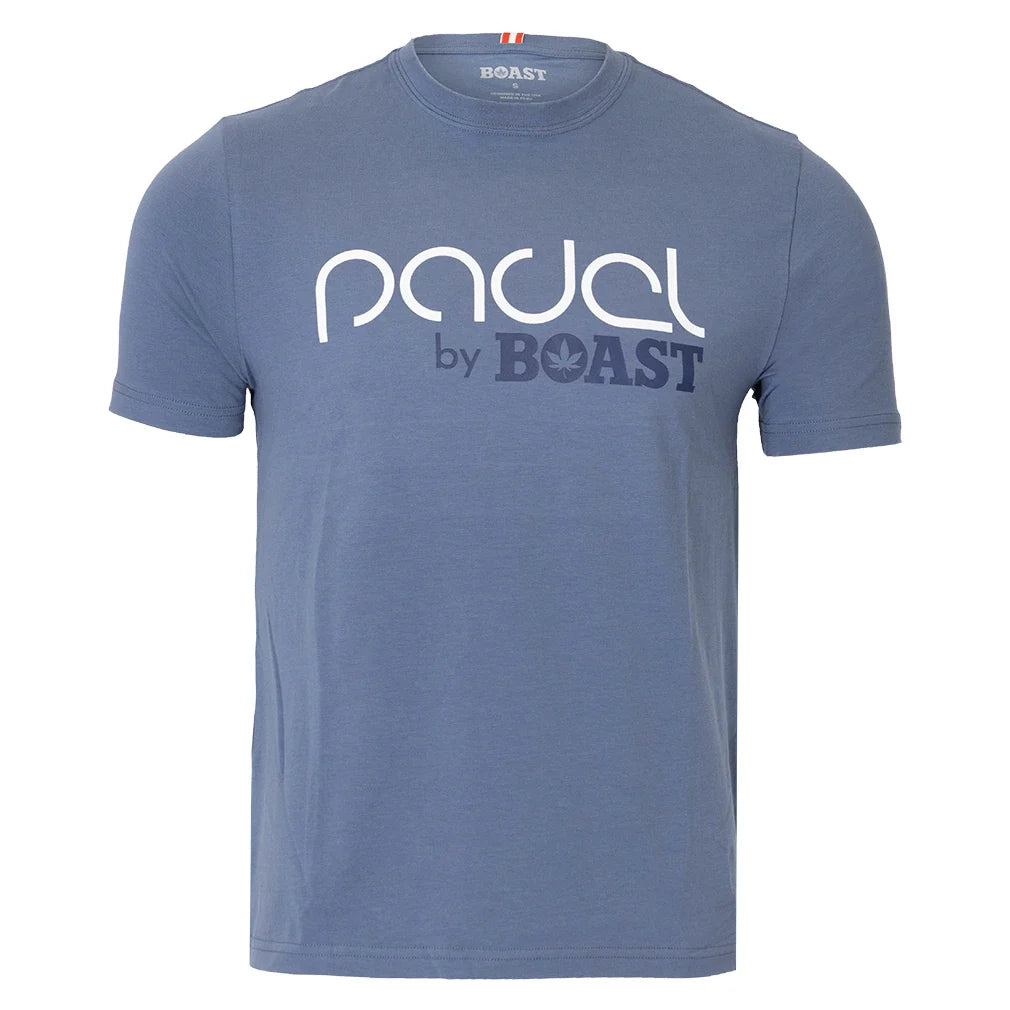 Men's Padel Tee,Apparel,Boast,070 Vintage Navy,S,Tennis Express,BM6TP119-070