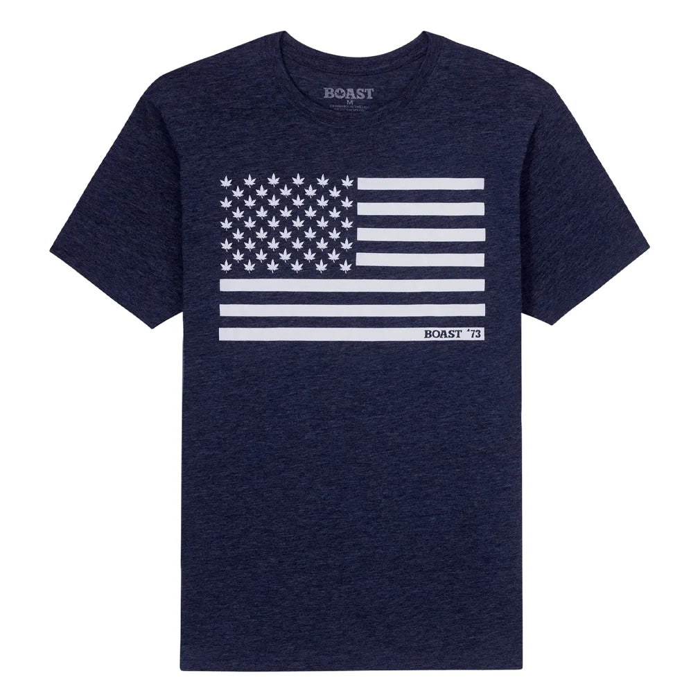 Men's USA Boast Flag Tennis Tee Navy,Apparel,Boast,Navy,S,Tennis Express,BM6TP161-400F26