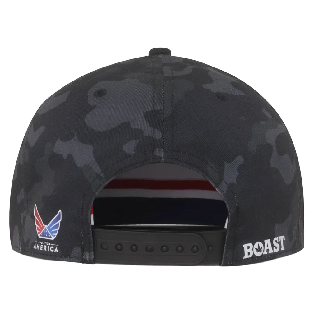 Men's BXV USA Flag Camo Tonal Tennis Hat,Apparel,Boast,,,Tennis Express,BVM13ACC2-F26-Black1