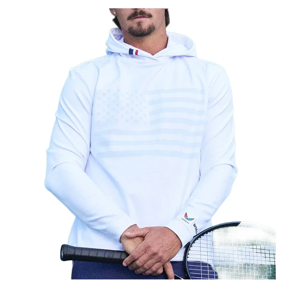 Men's BXV Tennis Hoodie White,Apparel,Boast,,,Tennis Express,BVM13HD3-100F26-4