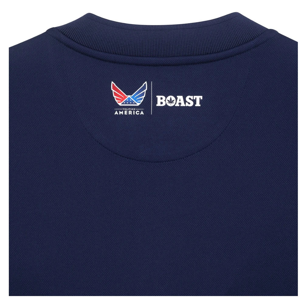 Men's BXV Short Sleeve Performance Tennis Henley,Apparel,Boast,,,Tennis Express,BVM13TP7-F26-Navy2
